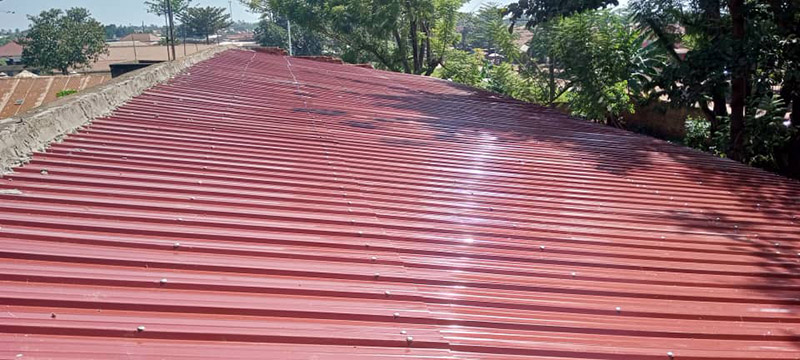 Uganda School Roof Repaired