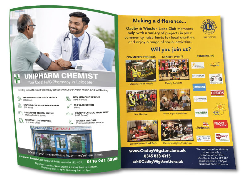 Advertise in the concert programme